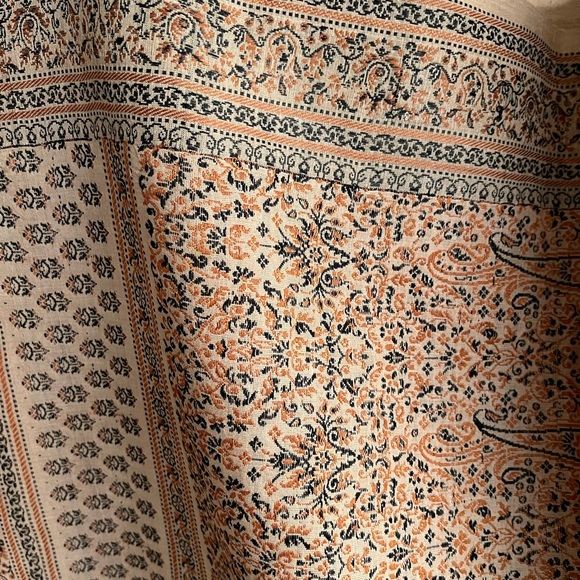 Fabindia style handwoven 100% cotton stunning earth 🌍 tone saree camel 🐪 color - Picture 7 of 16